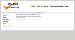 Desktop Screenshot of allinone-personalservice.de